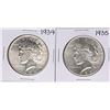 Image 1 : Lot of 1934-1935 $1 Peace Silver Dollar Coins