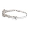 Image 3 : 14KT White Gold 3.00 ctw Diamond Bangle Bracelet
