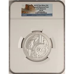 2019-P Lowell Historical Park 5 Ounce Silver Coin NGC SP69 Early Releases