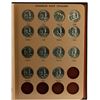 Image 4 : Set of 1948-1963 Brilliant Uncirculated Franklin Half Dollar Coins in Dansco Boo