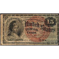 March 3, 1863 Fifteen Cents Fourth Issue Fractional Currency Note