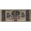 Image 1 : 1800's $5 Citizens Bank of Louisiana Obsolete Bank Note