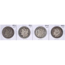 Lot of (4) 1894-O $1 Morgan Silver Dollar Coins