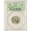 Image 1 : 1883 No Cents Liberty V Nickel Coin PCGS MS65 Old Green Holder