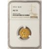 Image 1 : 1912 $2 1/2 Indian Head Quarter Eagle Gold Coin AU55