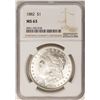 Image 1 : 1882 $1 Morgan Silver Dollar Coin NGC MS63