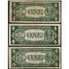 Image 2 : Lot of (3) 1935A $1 Hawaii WWII Emergency Issue Silver Certificate Notes