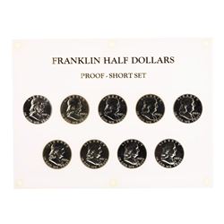 Set of 1955-1963 Proof Franklin Half Dollar Coins