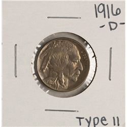 1916-D Type II Buffalo Nickel Coin