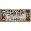 Image 1 : 1800's $10 Canal Bank New Orleans Louisiana Obsolete Bank Note