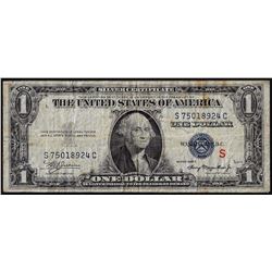 1935A $1 Experimental  S  Note Silver Certificate