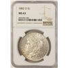 Image 1 : 1882-O $1 Morgan Silver Dollar Coin NGC MS63