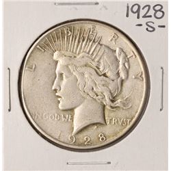 1928-S $1 Peace Silver Dollar Coin