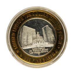 .999 Fine Silver Four Queens Casino Las Vegas $10 Limited Edition Gaming Token