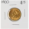 Image 1 : 1900 $5 Liberty Head Half Eagle Gold Coin