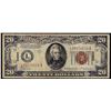 Image 1 : 1934A $20 Hawaii WWII Emergency Issue Silver Certificate Note