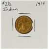 Image 1 : 1914 $2 1/2 Liberty Head Quarter Eagle Gold Coin