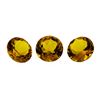 Image 1 : 13.92 ctw.Natural Round Cut Citrine Quartz Parcel of Three
