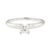 Image 2 : 0.43 ctw Diamond Solitaire Ring - 14KT White Gold