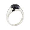 Image 4 : 9.06 ctw Sapphire and Diamond Ring - 14KT White Gold