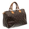 Image 4 : Louis Vuitton Monogram Canvas Leather Speedy 30 cm Bag