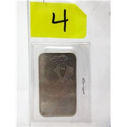 1 Oz Vintage .999 Silver Art Bar