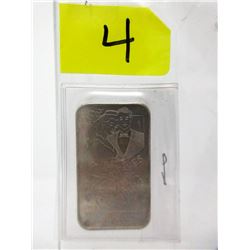 1 Oz Vintage .999 Silver Art Bar