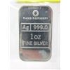 Image 2 : 1 Oz. Rand Refinery .999 Silver Bar