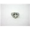 Image 1 : New 3.02 CTW Green Amethyst & Diamond Ring