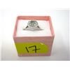 Image 2 : New 3.02 CTW Green Amethyst & Diamond Ring