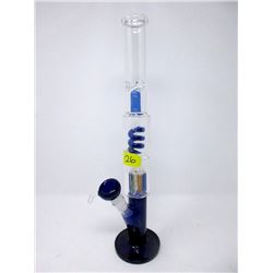 New 17" Glass Pipe with Stem & Bowl