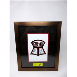 Richard Shorty Framed Print -  Copper Design 