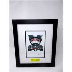 Richard Shorty Framed Print - "Frog"