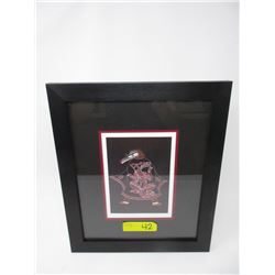 Richard Shorty Framed Print - "Wolf Dancer"
