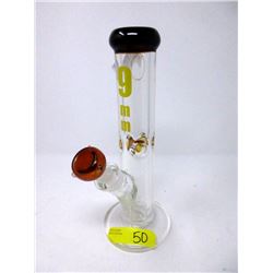 New 12" 9mm Glass Pipe with Bowl