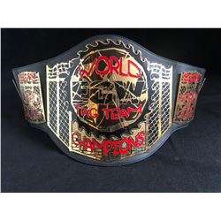 ECW WORLD TAG TEAM CHAMPIONS BELT SIGNED -CACTUS JACK, DUDLEY BOYZ, JERRY LYNN, SABU, SANDMAN + MORE