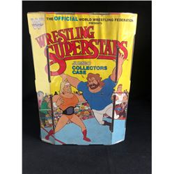 VINTAGE WWF WRESTLING SUPERSTARS JUMBO COLLECTOR'S CASE (1985)