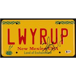 BOB ODENKIRK SIGNED LICENSE PLATE (Beckett COA)