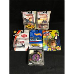MISCELLANEOUS TOY LOT (MAISTO/ HOT WHEELS/ AUSTIN POWERS...)
