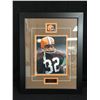 Image 1 : JIM BROWN FRAMED FOOTBALL PHOTO (CLEVELAND BROWNS)