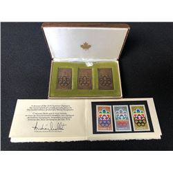 LIMITED EDITION 1976 SUMMER OLYMPICS STAMP SCULPTURES SET