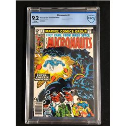 MICRONAUTS #8 (MARVEL COMICS) 1979 **GRADED 9.2 CBCS**