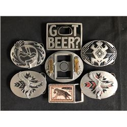 SISKIYOU BELT BUCKLES LOT