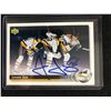 Image 1 : 1992-93 UPPER DECK JAROMIR JAGR SIGNED HOCKEY CARD