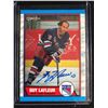 Image 1 : 1989 O-PEE-CHEE #189 GUY LAFLEUR SIGNED HOCKEY CARD
