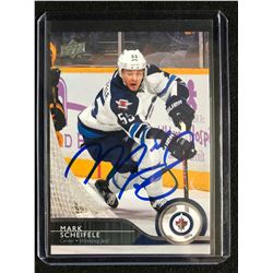 MARK SCHEIFELE UPPER DECK SIGNED HOCKEY CARD