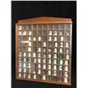 Image 1 : Small Miniature Thimble Display Case Cabinet Holder Wall Rack