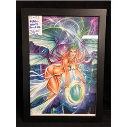 ASPEN GRACE SOULFIRE 15 X 21 FRAMED PRINT SIGNED BY MONTE MOORE