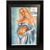 Image 1 : EMMA FROST 18 X 12 FRAMED PRINT (SIGNED BY ARTIST)