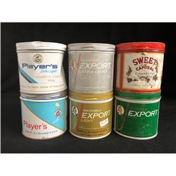 VINTAGE TOBACCO TIN LOT